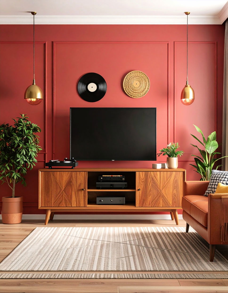 TV Stand with a Vintage Turntable Tv Stand Ideas