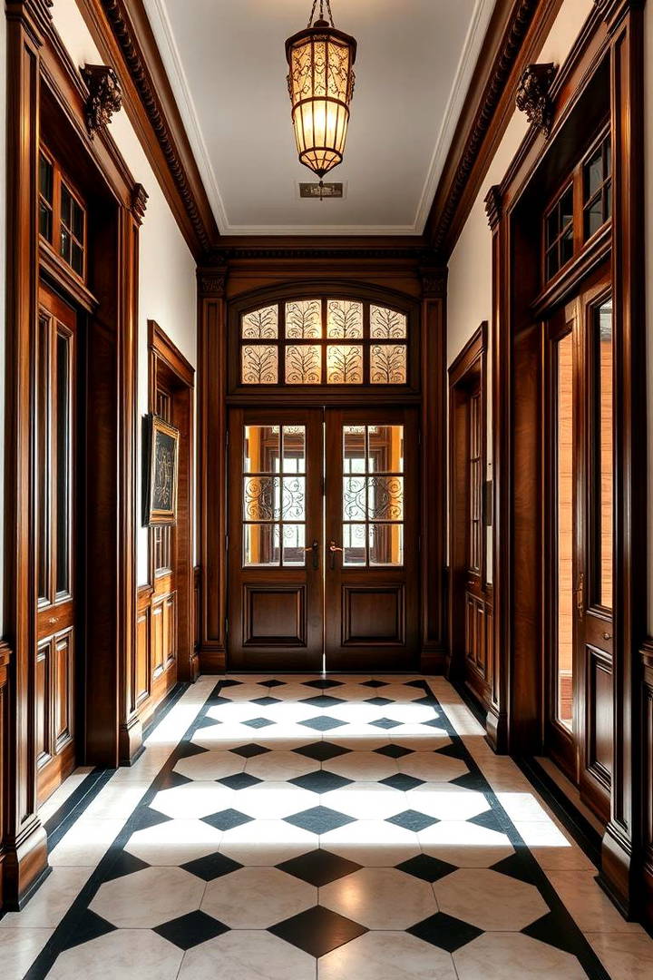 Tall Elegant Doors - 25 Victorian Hallway Ideas