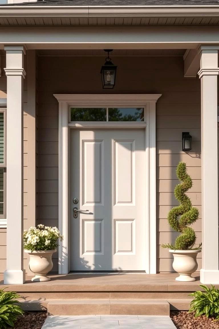 Taupe and Light Grey for Subtle Sophistication - 25 Exterior Taupe House Color Combinations