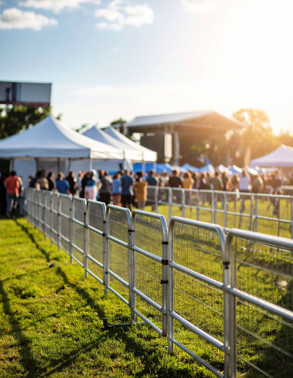 Temporary Fences for Event Management Types of Fences