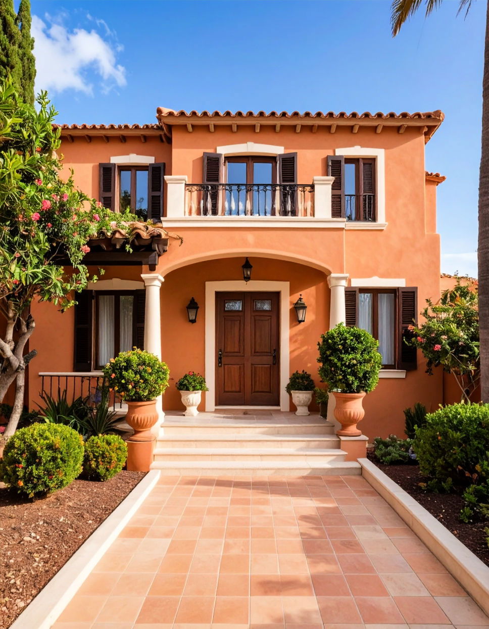 Terracotta and Cream