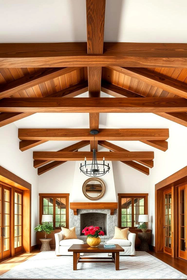 The Timeless Charm of Wooden Beams - 25 Vaulted Ceiling With Beams