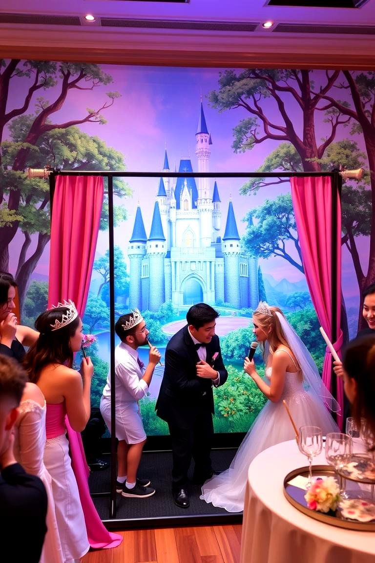 Themed Photo Booth - 25 Fairytale Wedding Ideas