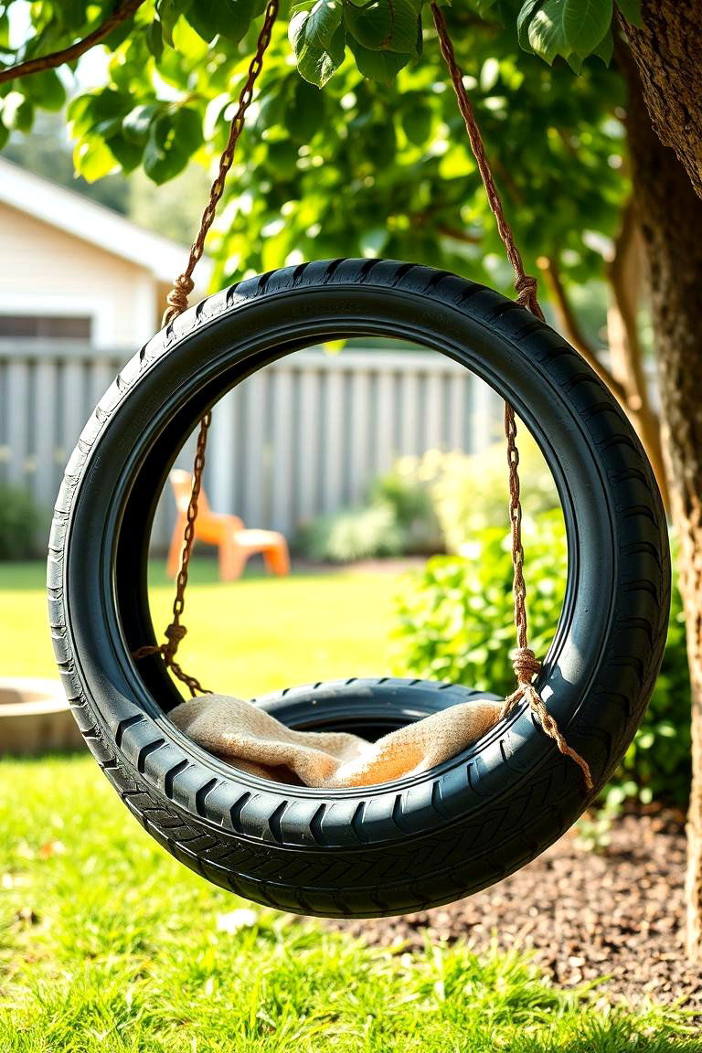 Tire Swing Nest - 25 Tire Swing Ideas