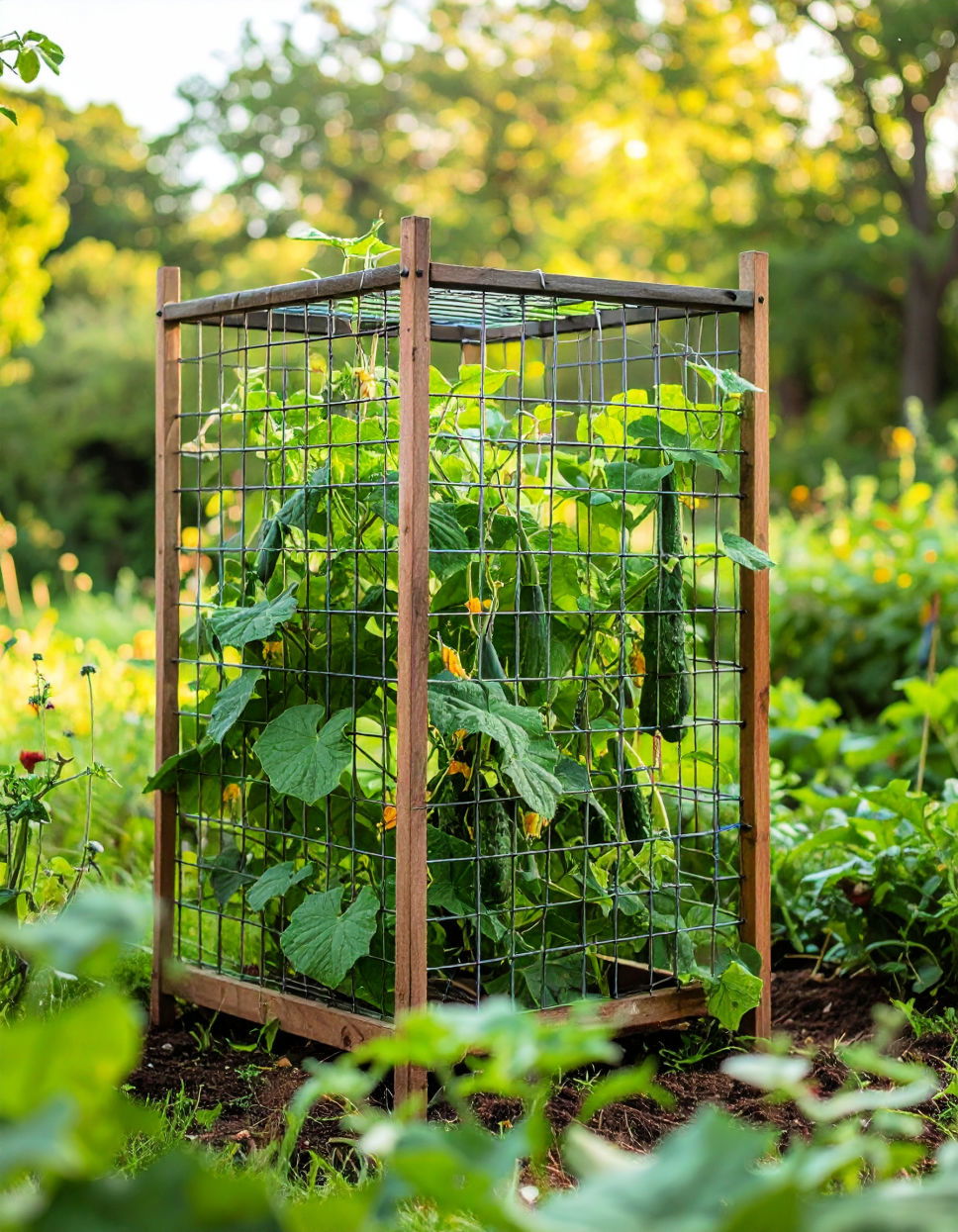 Tomato Cage Trellis