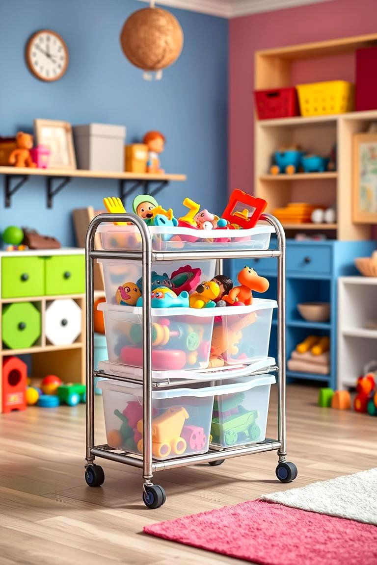 Toy Storage Carts - 25 Toy Storage Ideas
