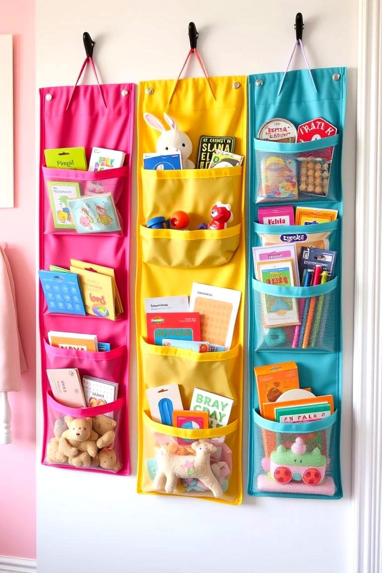 Toy Storage Pockets - 25 Toy Storage Ideas