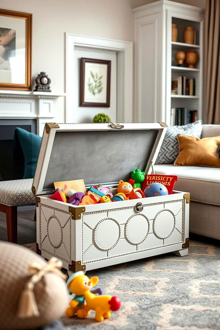 Toy Storage Trunk - 25 Toy Storage Ideas