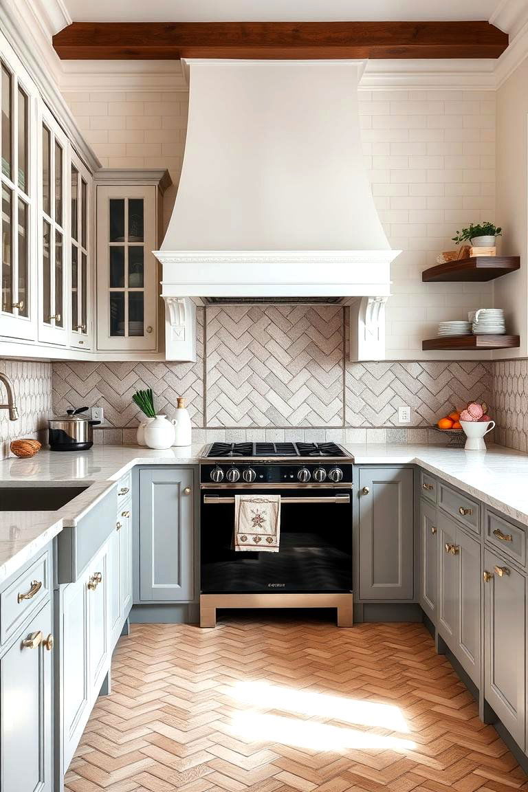 Traditional Tile Patterns - 25 Traditional Kitchen Ideas