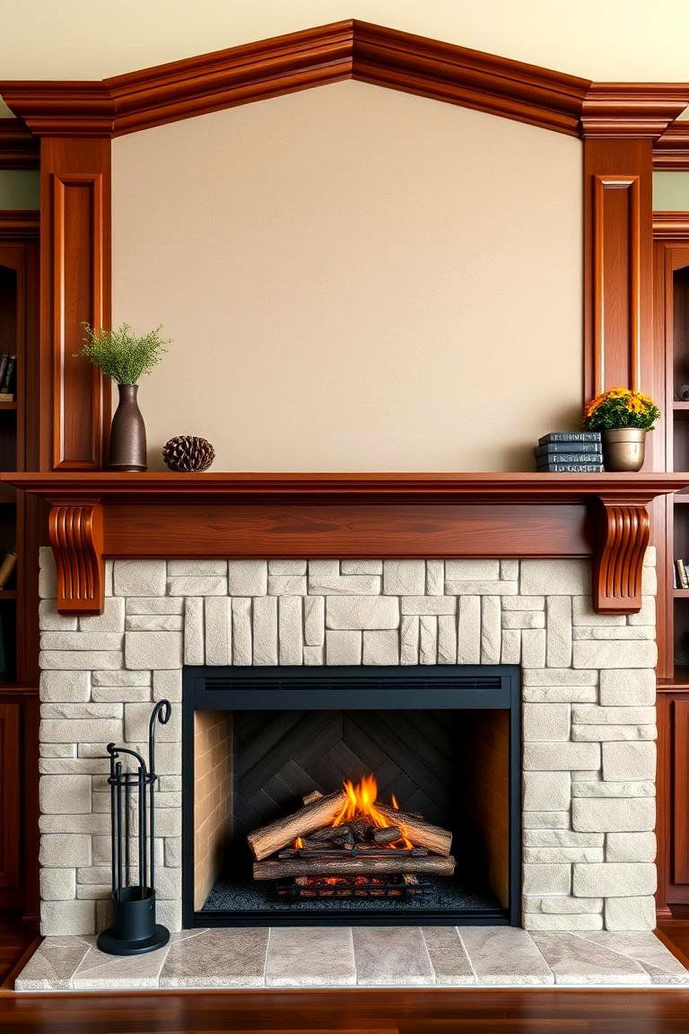 Traditional Wood Mantels for Timeless Elegance - 25 Traditional Fireplaces