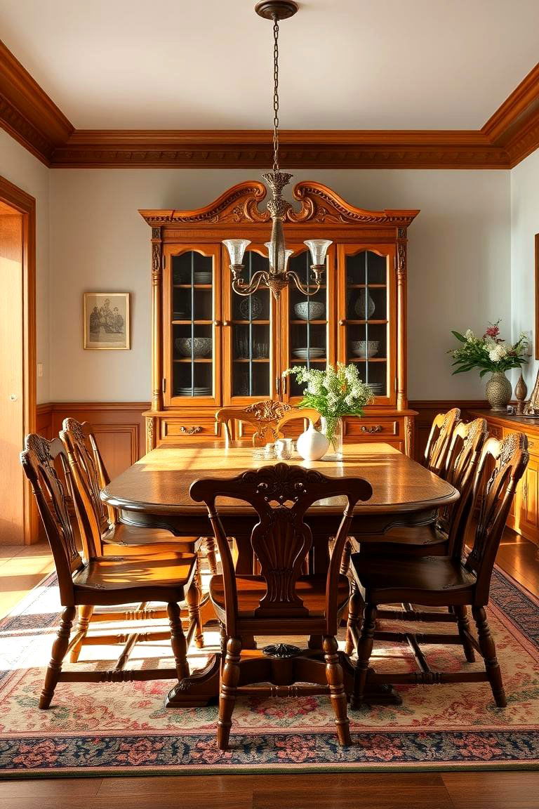 Traditional Wooden Furniture for Classic Appeal - 25 Traditional Interior Design Ideas