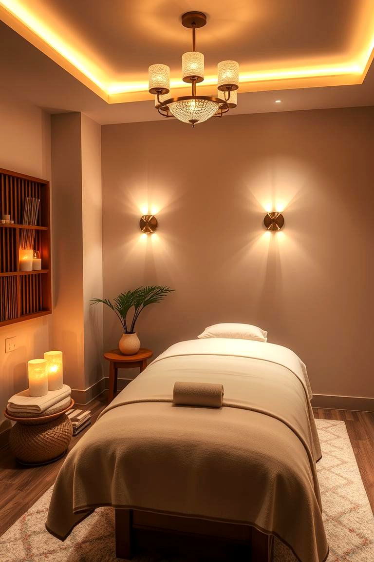 Tranquil Lighting Design - 25 Massage Room Setup Ideas