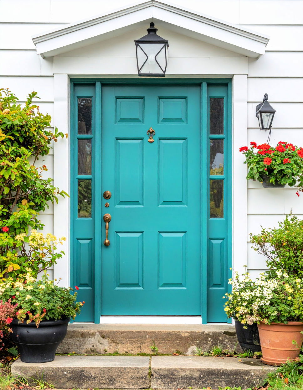 Tranquil Turquoise Front Door Color