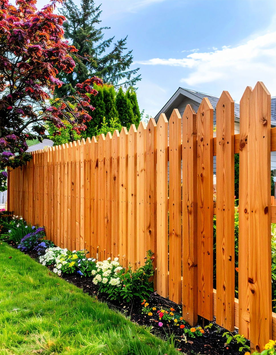 Transparent Finish Fence