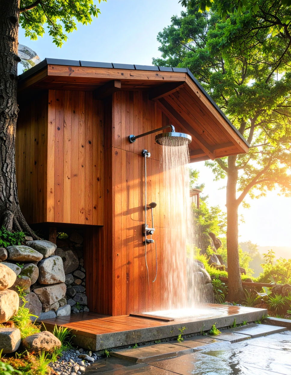 Treehouse with an Outdoor Shower Tree House Ideas