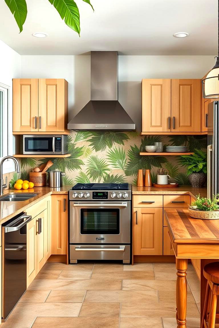Tropical Inspired Appliances - 25 Tropical Kitchen Ideas