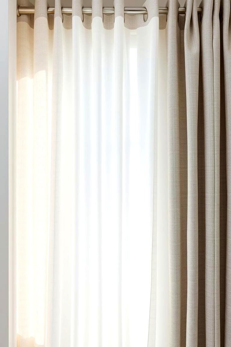 Try Layered Curtains for Depth and Texture - 25 closet curtain ideas