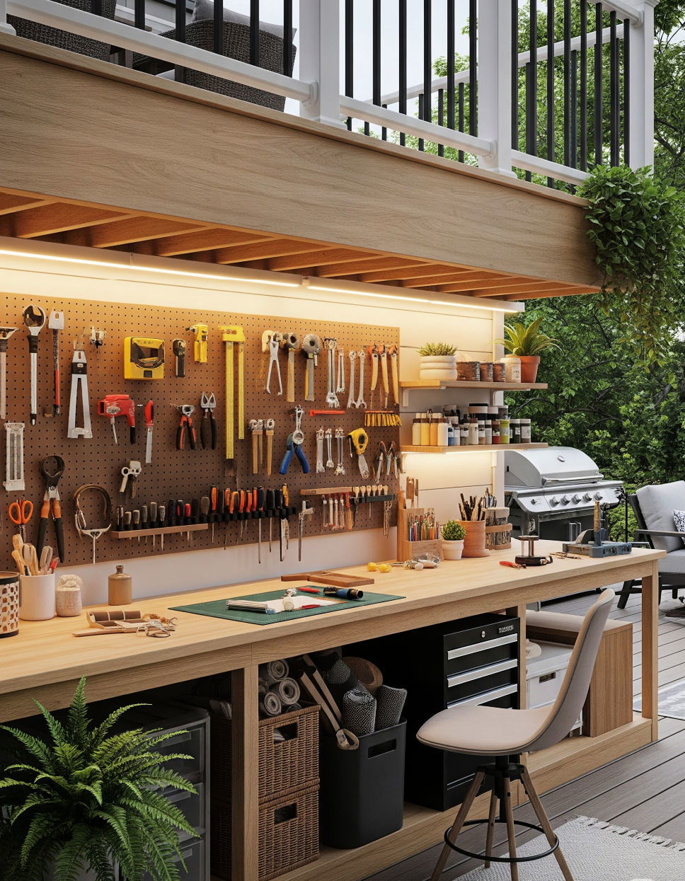 Turn It Into a Workshop Under Deck Ideas