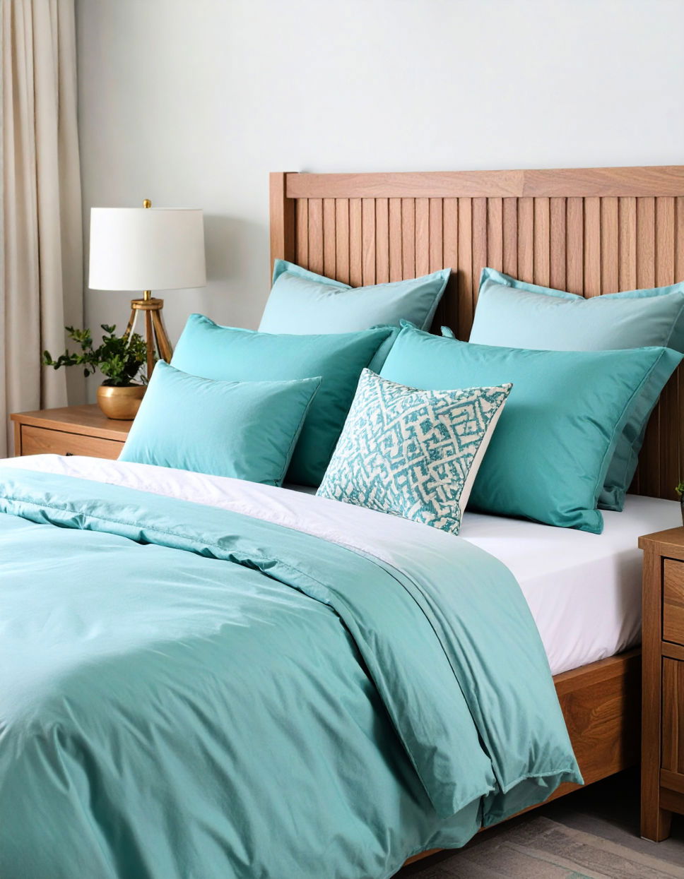 Turquoise Throw Pillows for Quick Updates Turquoise Bedroom Ideas