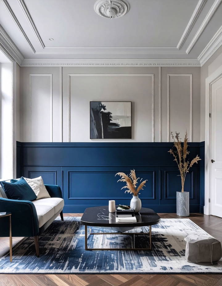 Two Tone Wainscoting Design Wainscoting Ideas