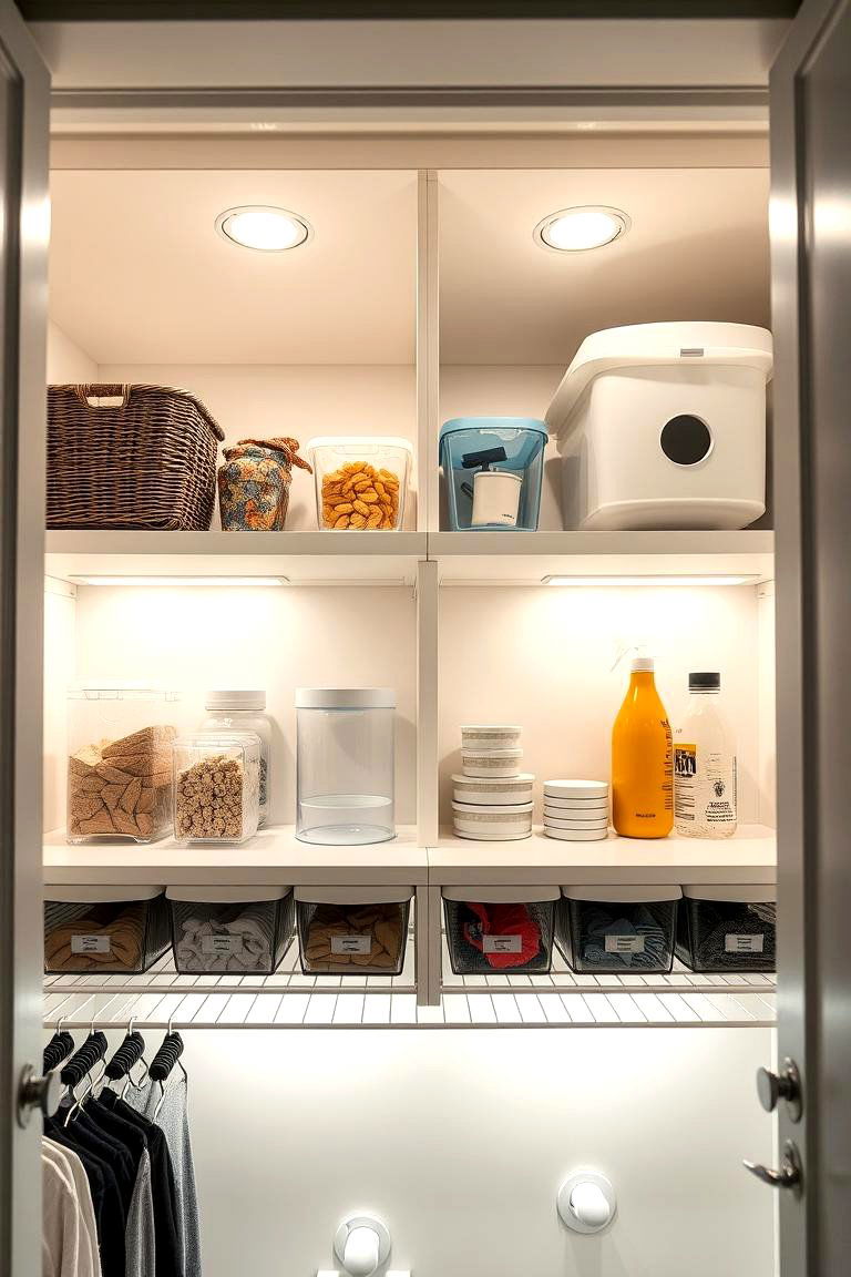Under Cabinet Lighting - 25 Closet Lighting Ideas