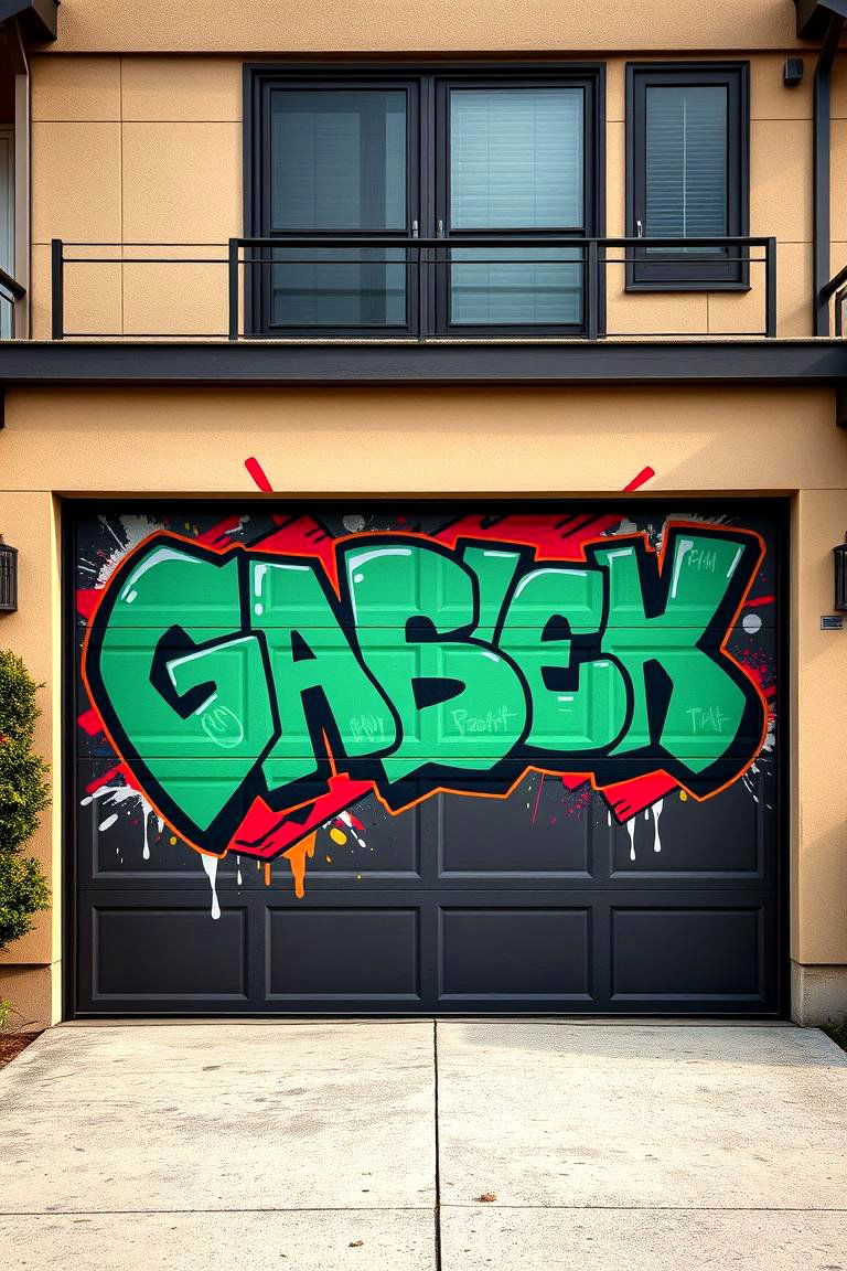 Urban Graffiti Art - 25 Garage Door Murals