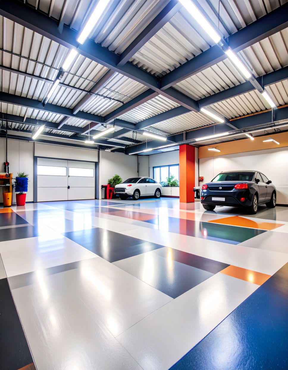 Use Colorful Flooring Options