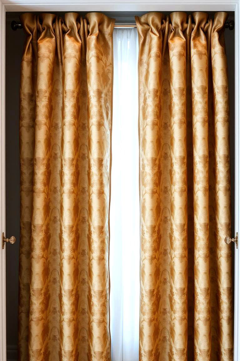 Use Curtains with Decorative Patterns for Extra Flair - 25 closet curtain ideas