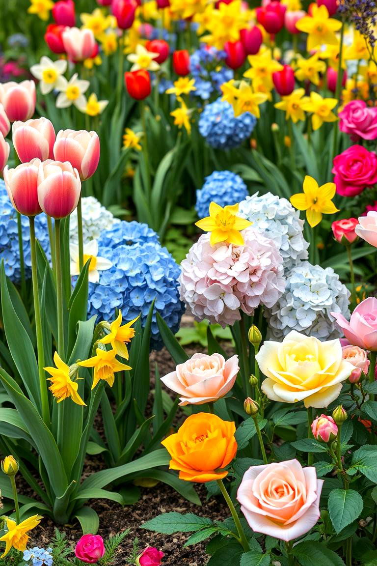 Use Flowering Plants for Year Round Color - 25 Front Yard Landscaping Ideas