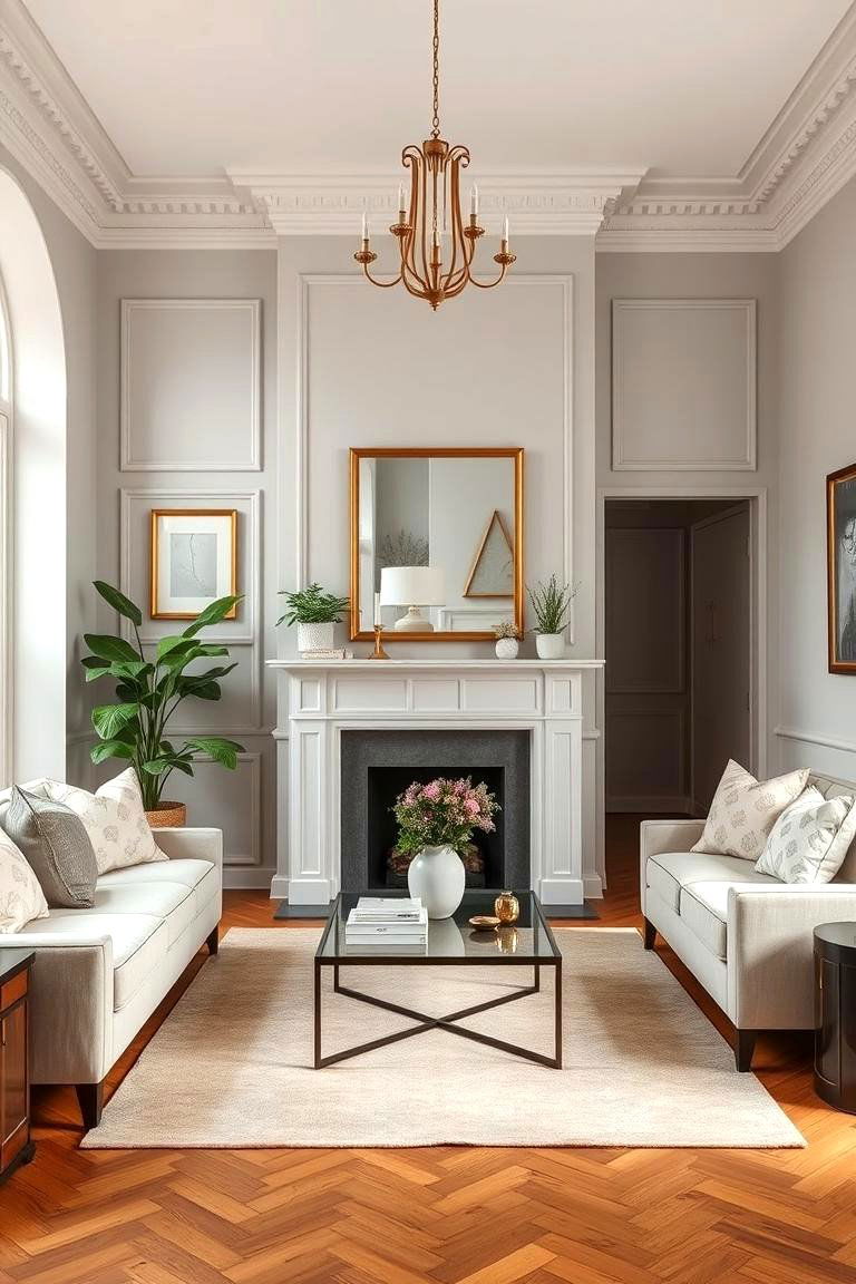 Use Monochromatic Schemes for Subtle Elegance - 25 Townhouse Interior Design Ideas