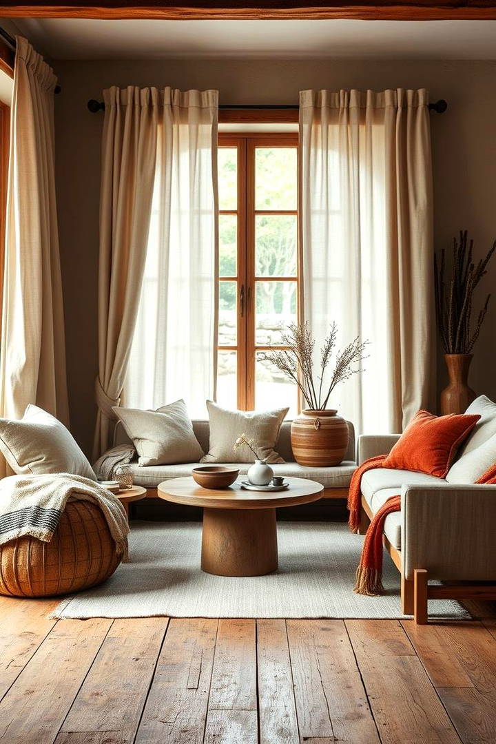 Use Soft Natural Fabrics - 25 Wabi Sabi Interior Design Ideas