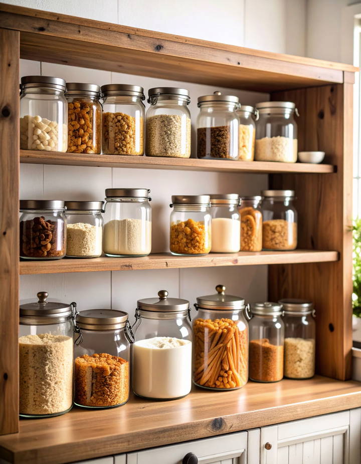 Use Vintage Storage Jars Vintage Kitchen Ideas