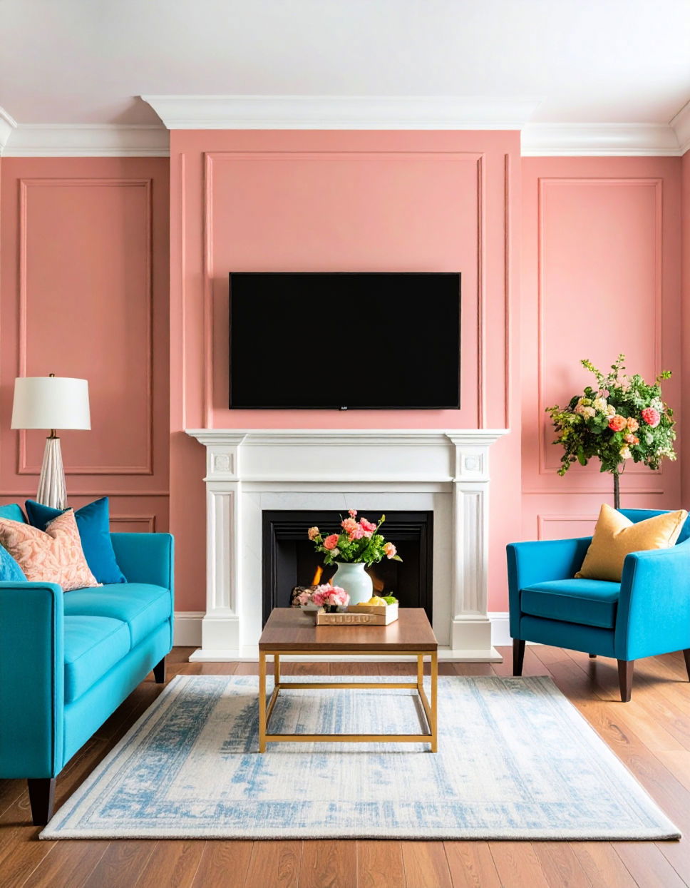 Use a Mantel to Frame the TV Tv Over Fireplace Ideas