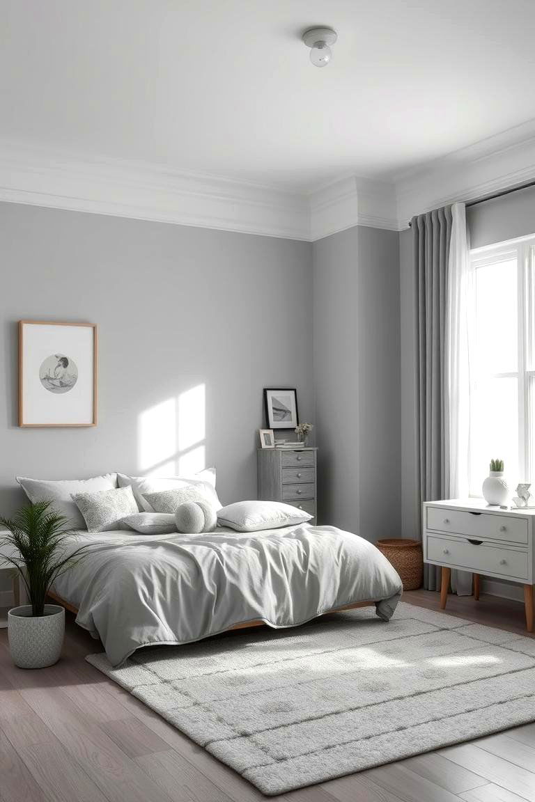 Use a Monochromatic Color Scheme for Simplicity - 25 Clean Girl Room Ideas