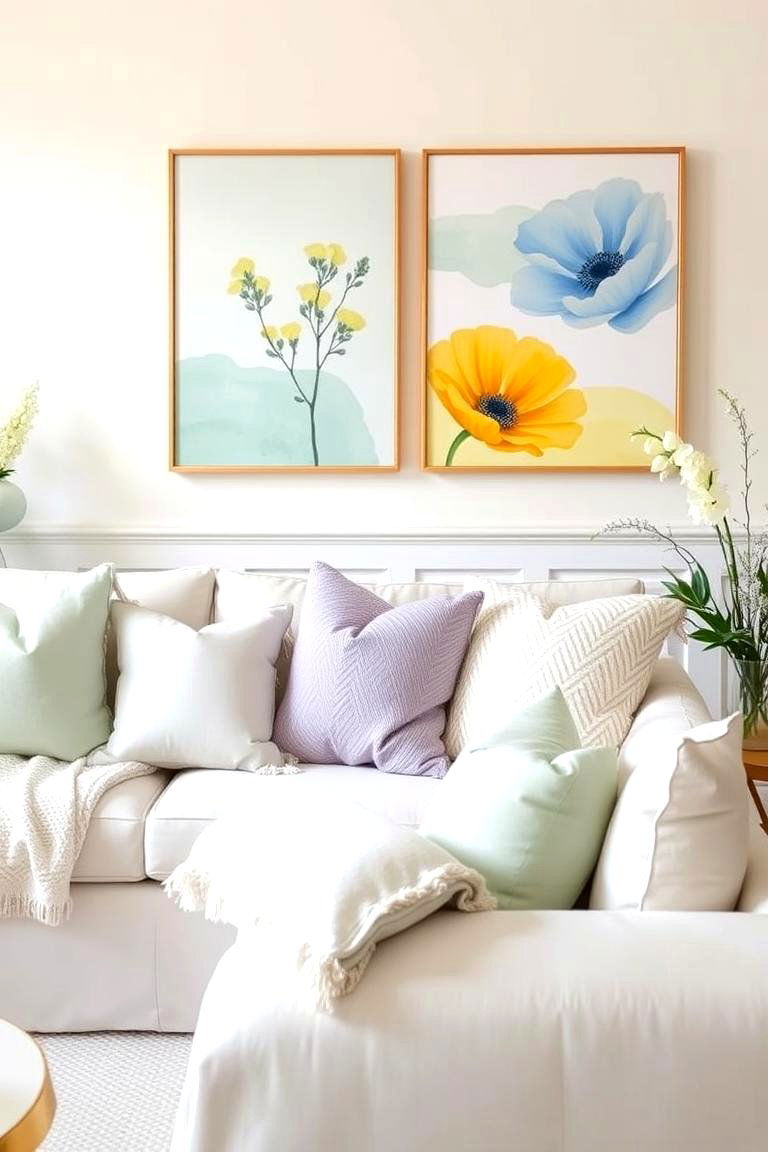 Using Pastel Hues for a Soft Spring Palette - 25 Spring Decor Ideas