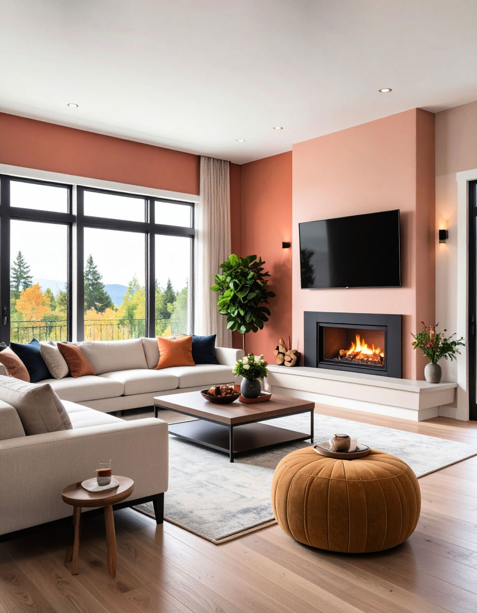 Utilize a Corner Fireplace for TV Placement Tv Over Fireplace Ideas
