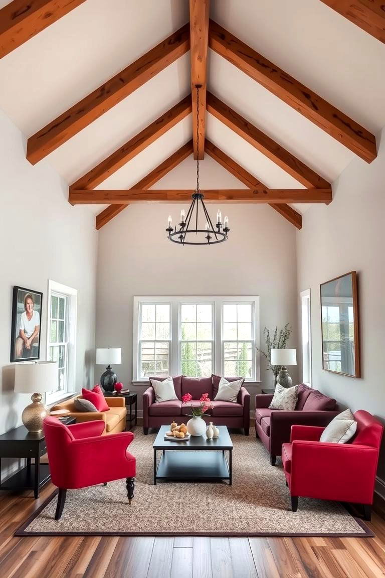 Vaulted Ceilings in Small Spaces - 25 Vaulted Ceiling With Beams