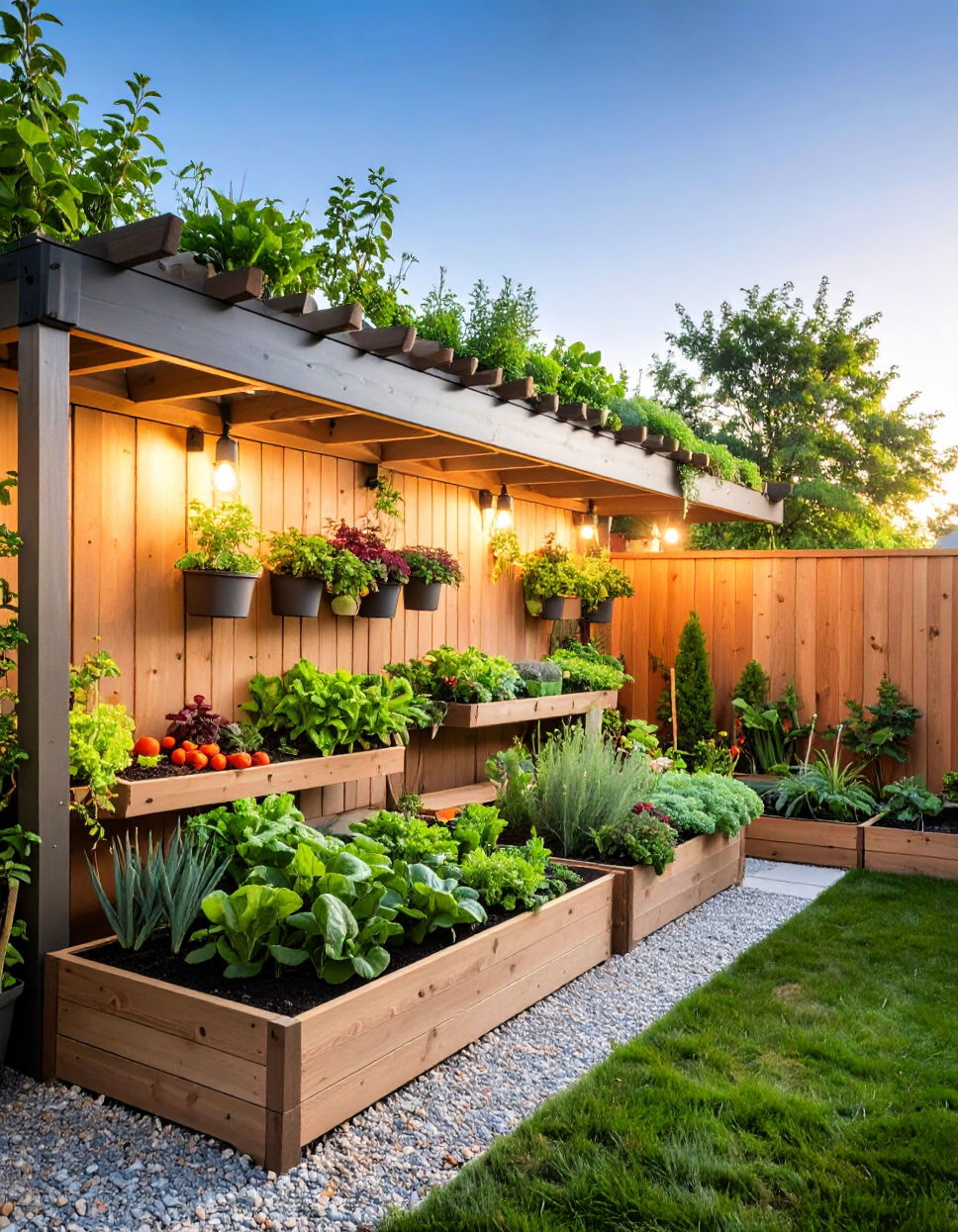 Vegetable Garden in Shade
