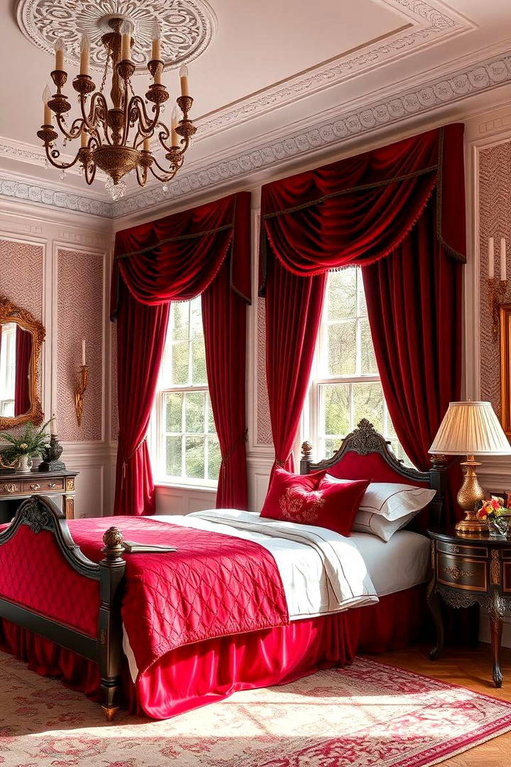 Velvet Curtains and Drapes - 25 Victorian Interior Design Ideas