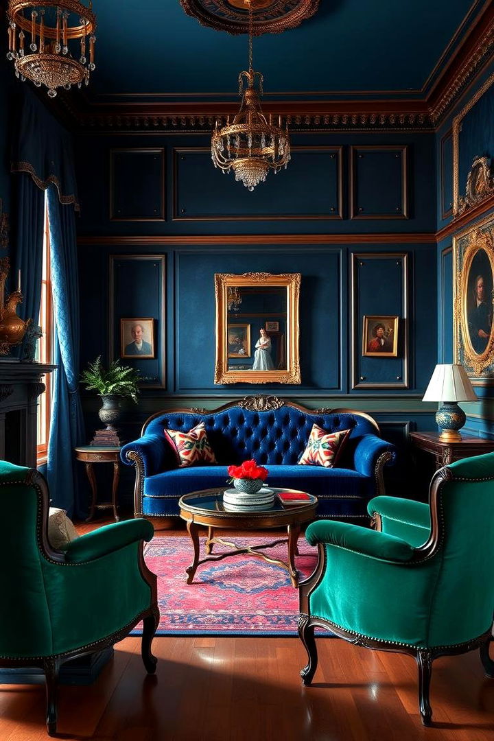 Velvet Upholstery - 25 Victorian Interior Design Ideas