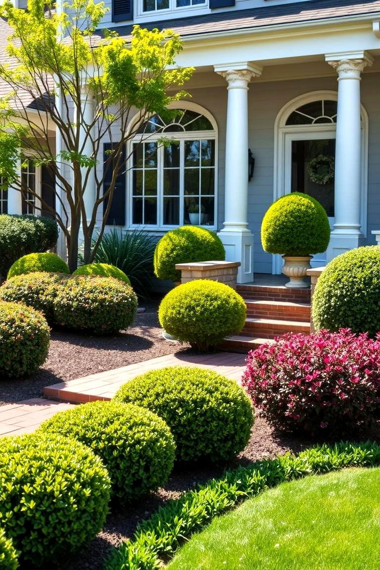 Versatile Planting Options for Front Yards - 25 Front Yard Boxwood Shrubs