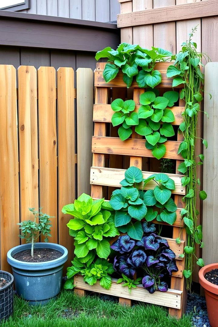 Vertical Garden for Vegetables - 25 Vertical Pallet Garden Ideas