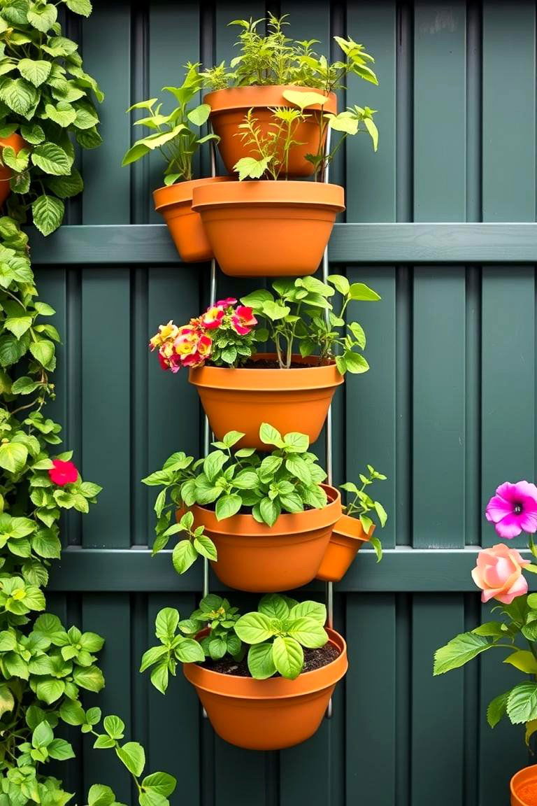 Vertical Gardening with Tiered Planters - 25 Tiered Garden Ideas