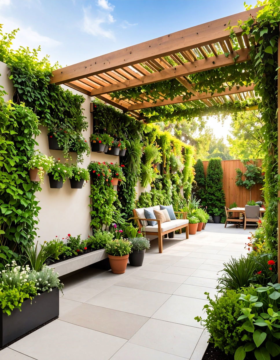 Vertical Gardens for Shaded Walls