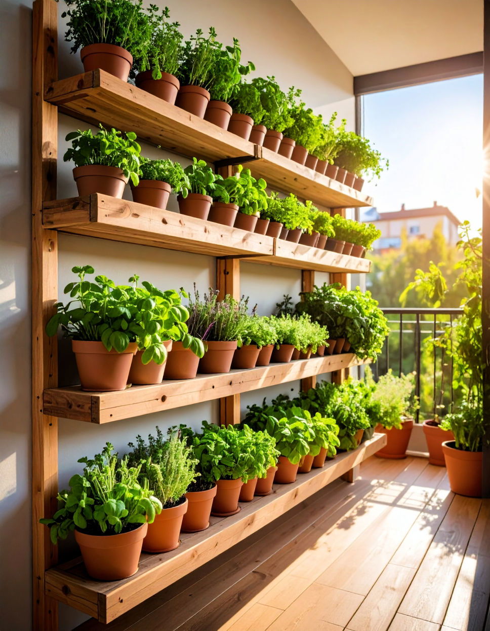 Vertical Herb Garden for Limited Space