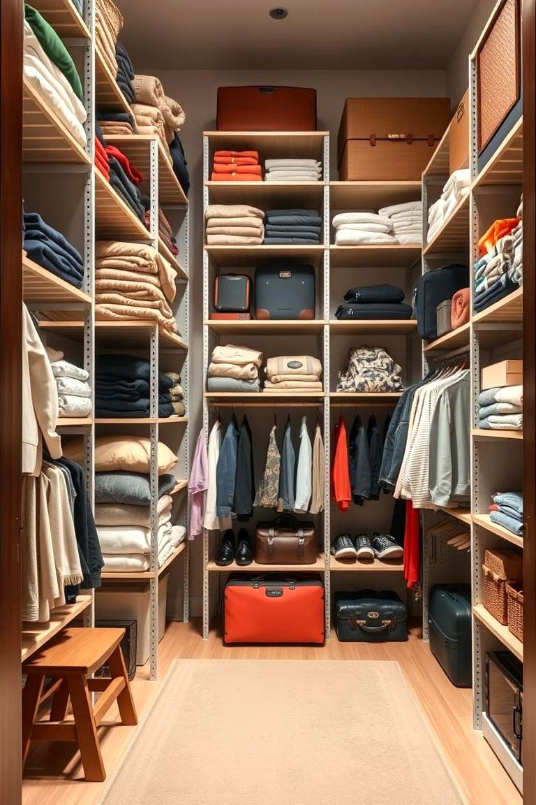 Vertical Shelving for Tall Closets - 25 Closet Shelving Ideas