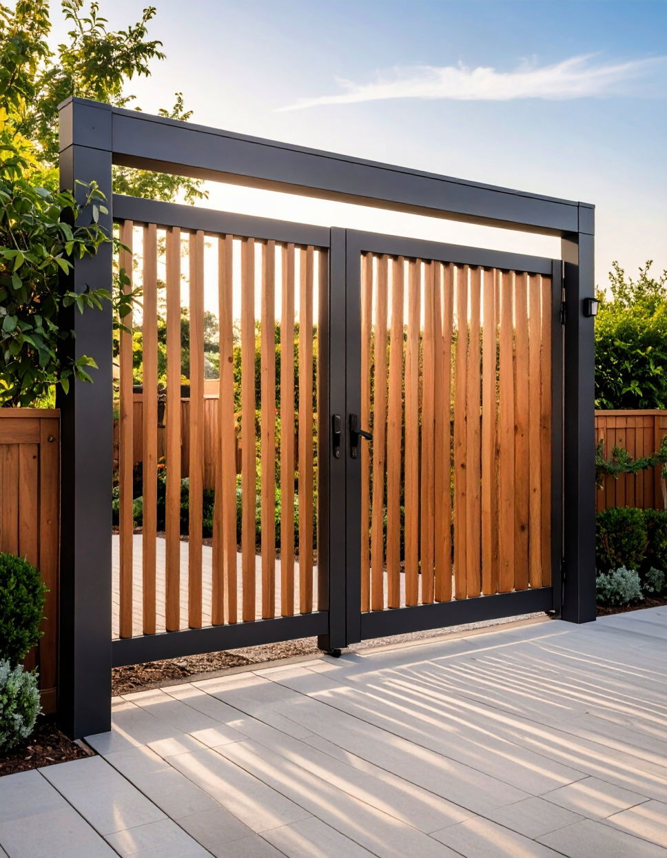 Vertical Slats for a Stylish Look and Privacy