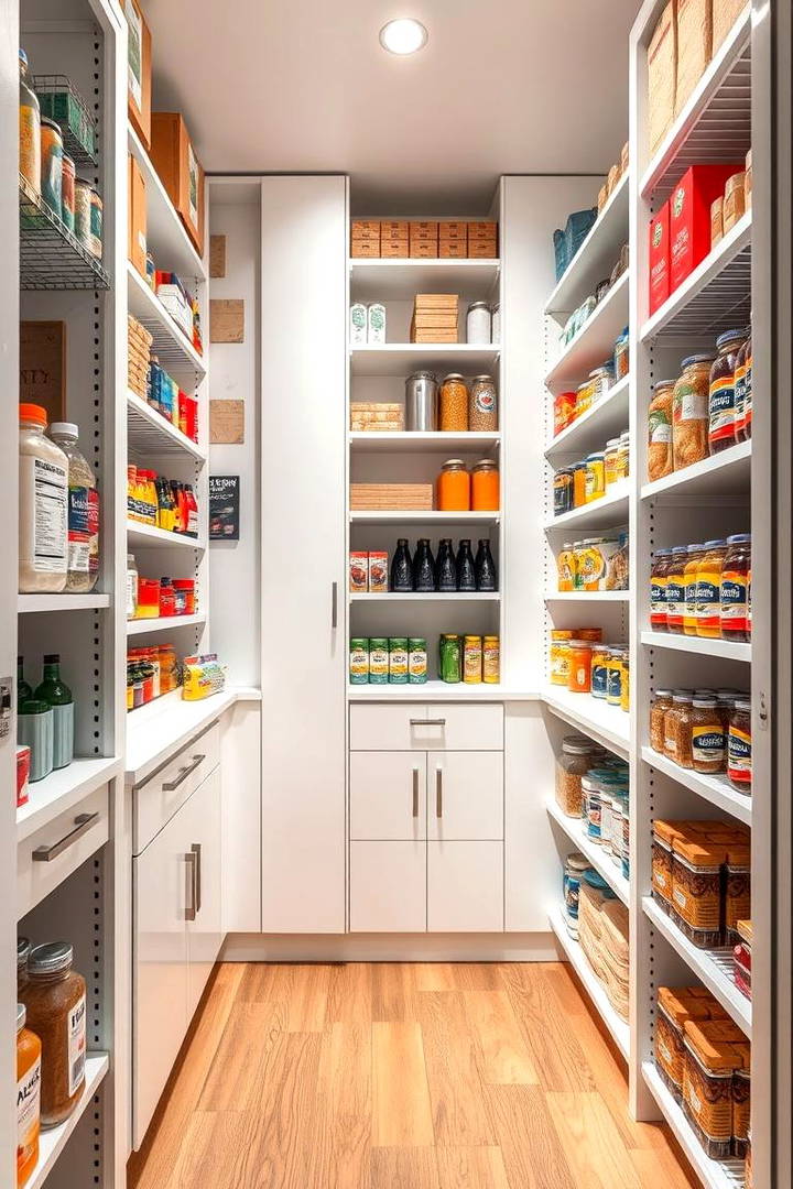 Vertical Storage for Bulkier Items - 25 Walk in Pantry Ideas