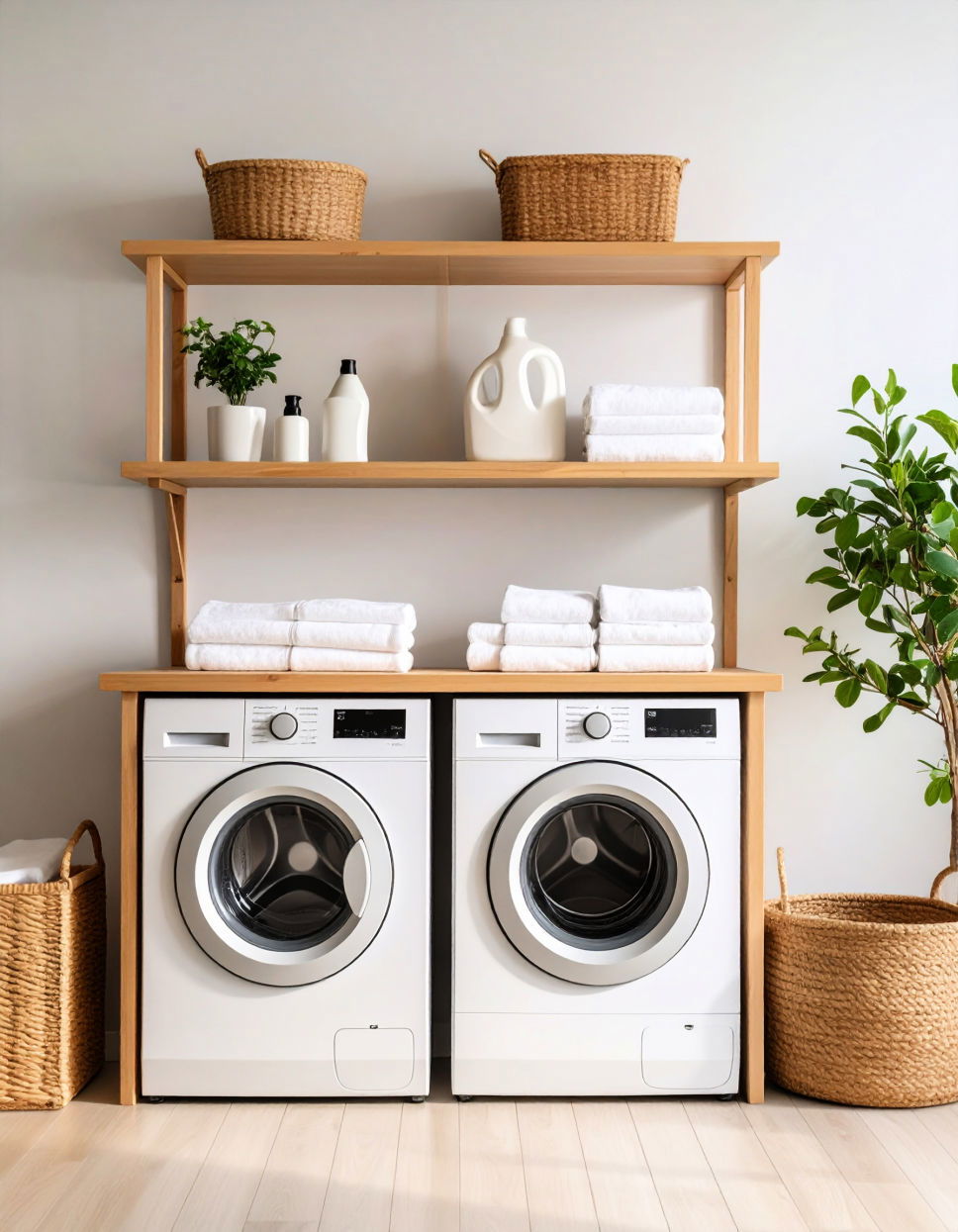 Vertical Storage with Stackable Units