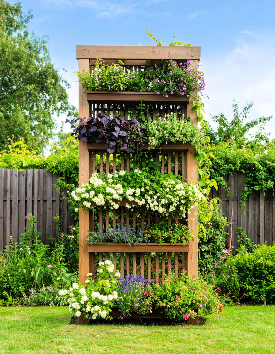 Vertical Trellis to Maximize Small Spaces Trellis Ideas